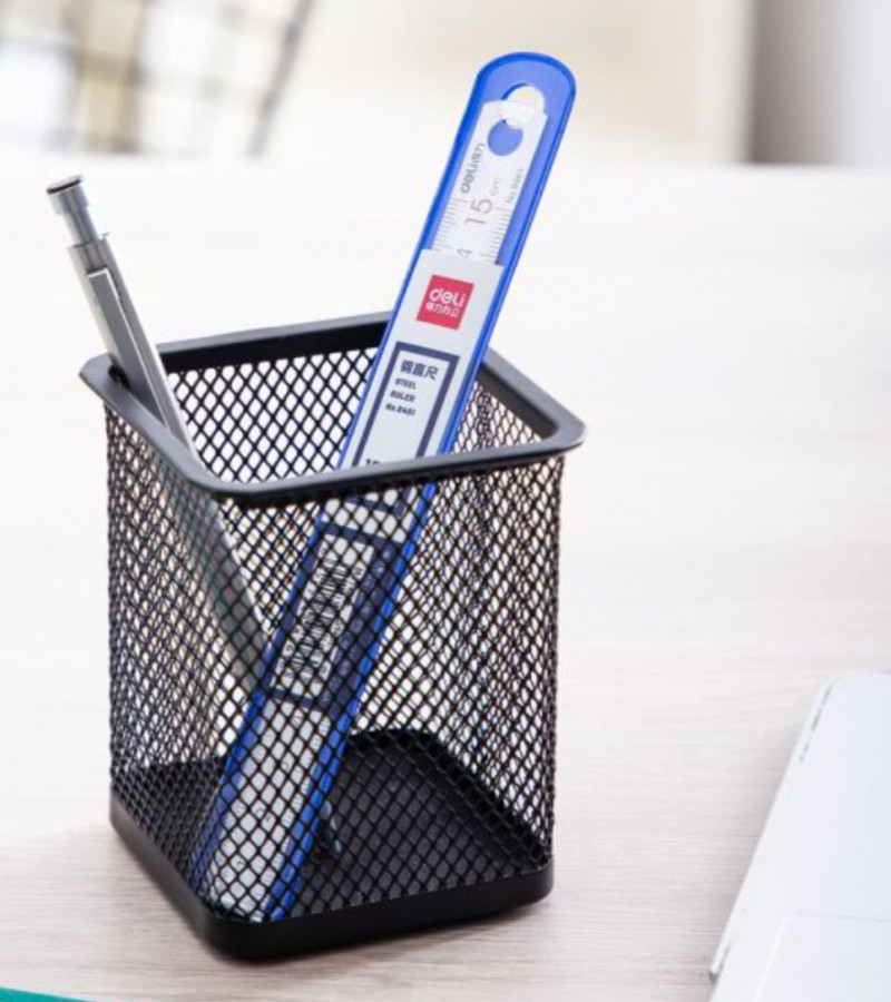 Pen Holder Office Desk Metal Mesh Pen Stand Pencil Stationery Organizer Stand Storage Pencil Cup Desk Supplies Pencil Holder