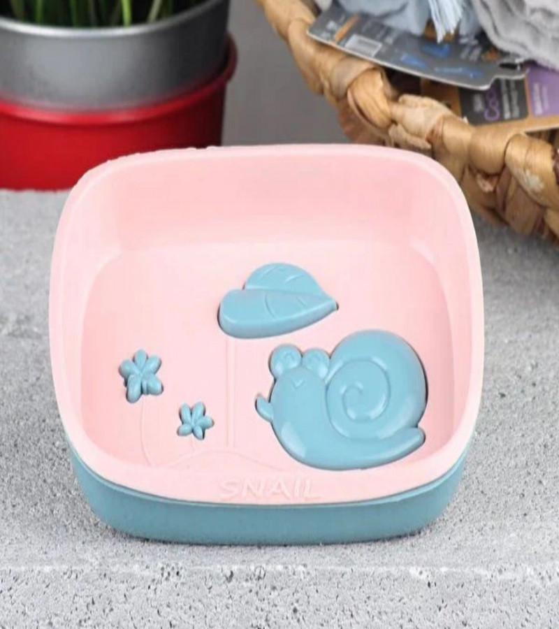 Snail Soap case Double Layered soap Box Multi Purpose for Bathroom, Kitchen, Sin